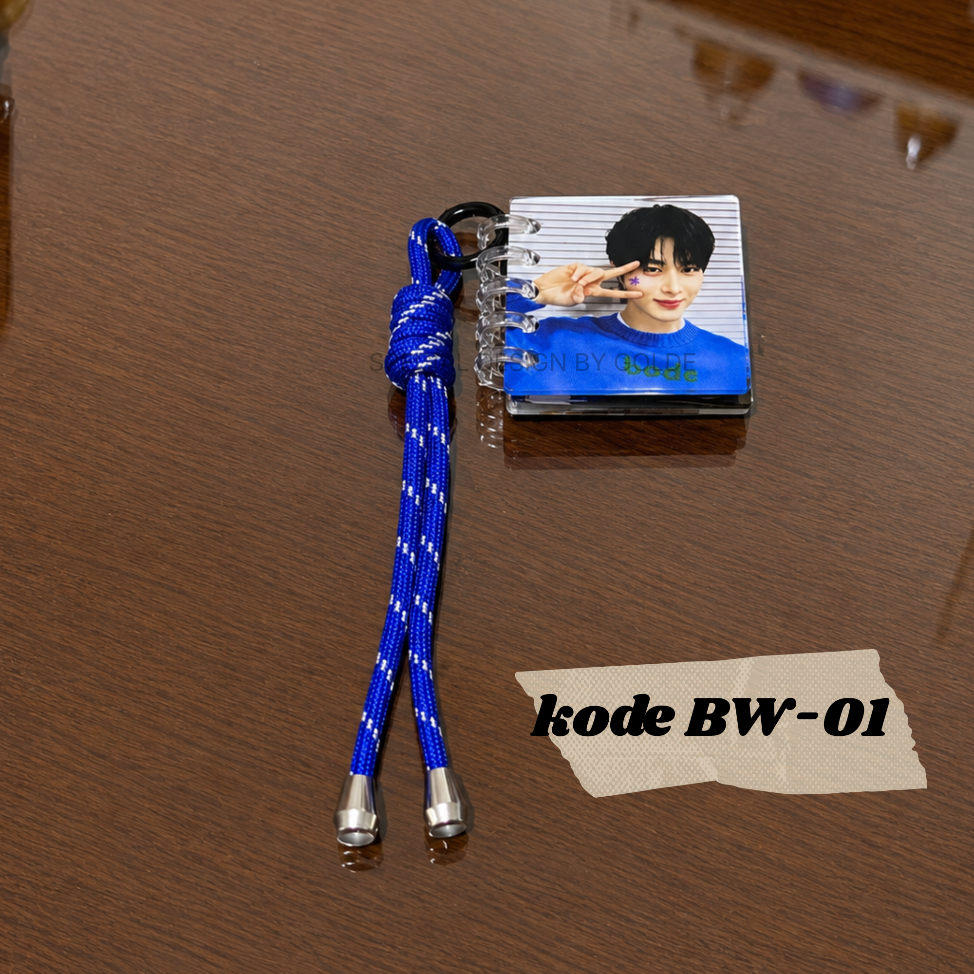 Keychain Custom Handmade Byeon Woo-seok