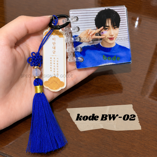 Keychain Custom Handmade Byeon Woo-seok