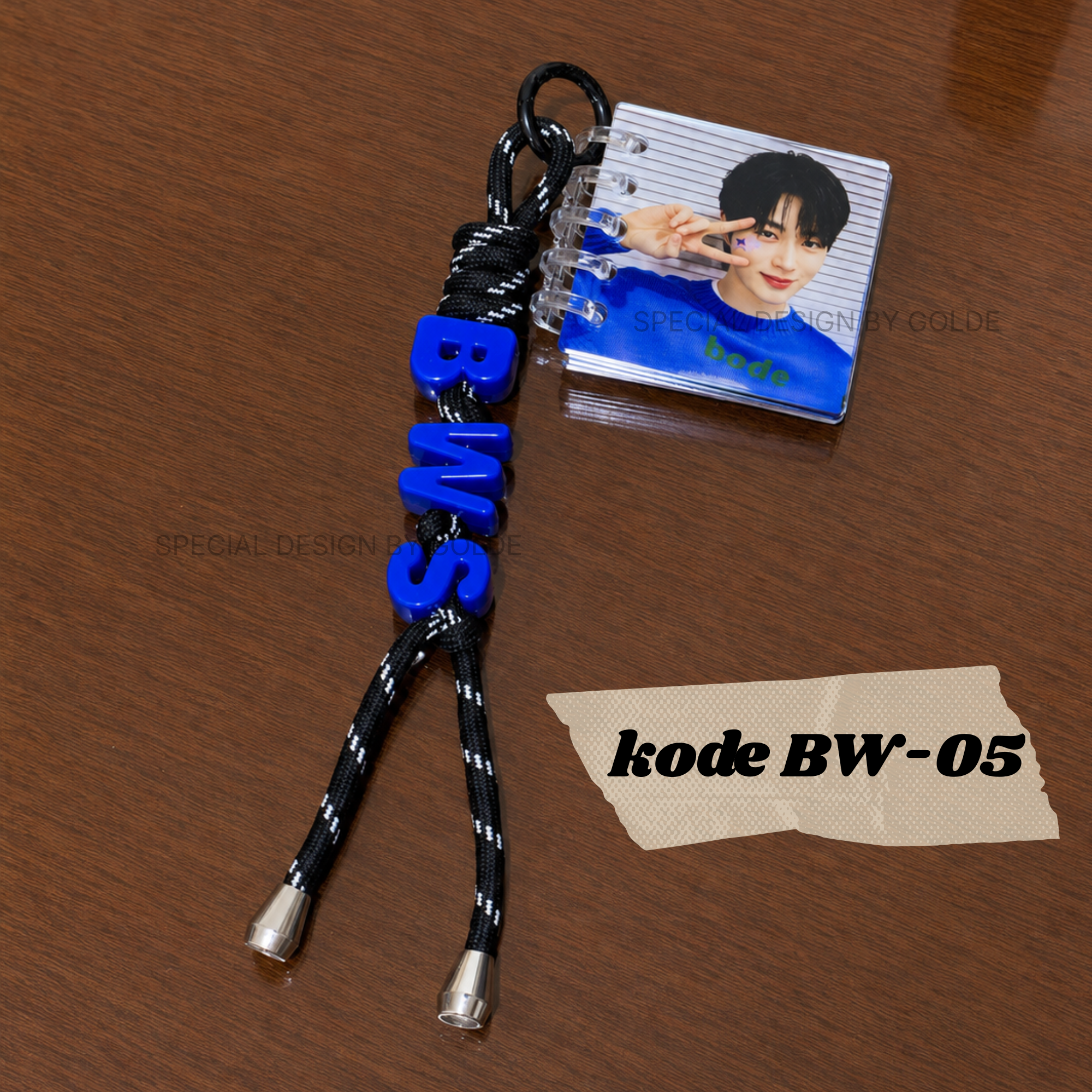 Keychain Custom Handmade Byeon Woo-seok
