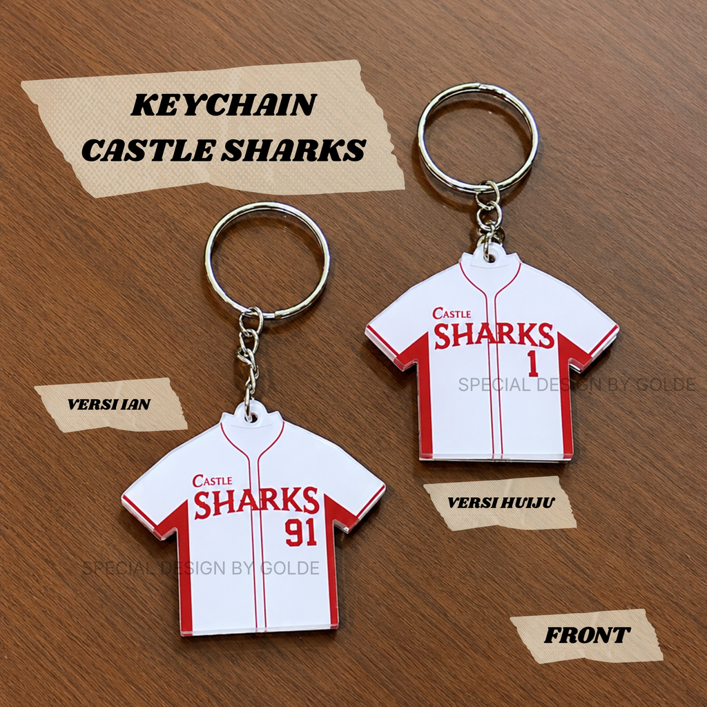 Keychain Castle Sharks Fanmade