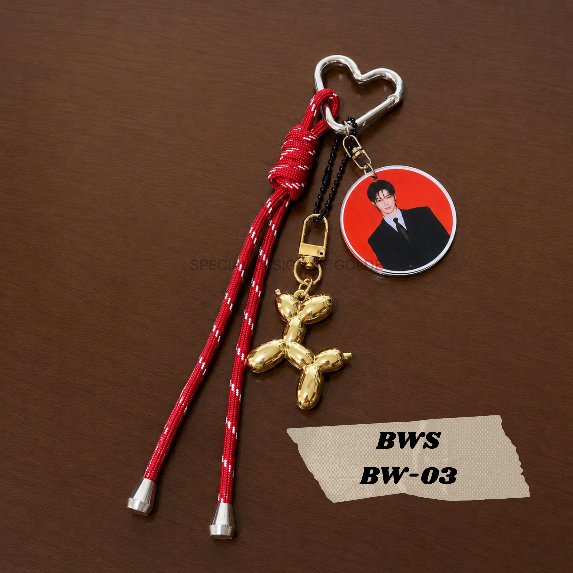 Keychain Custom Handmade Byeon Woo-seok 2
