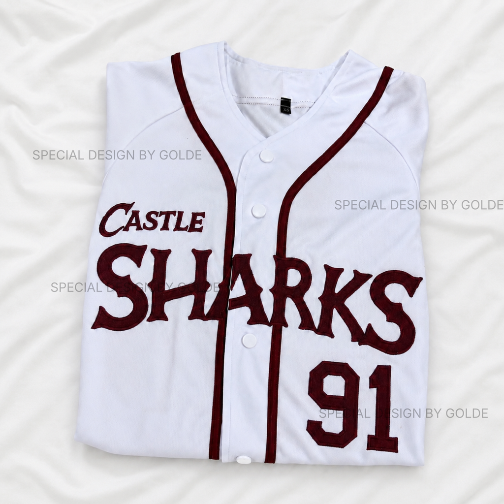 Castle Sharks Fanmade Baseball T-shirt